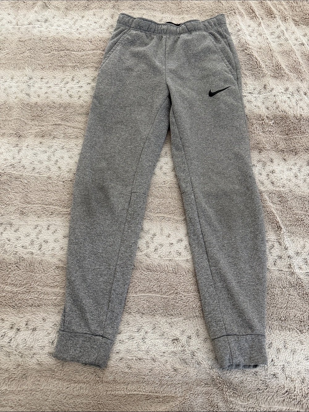 Nike Gray Heather Jogger Sweatpants - Size Small